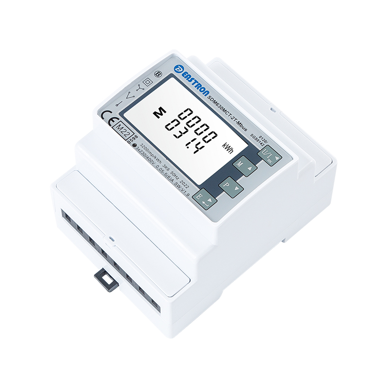 Medidor de Energía Multifunción Trifásico de Riel Din Mbus Tipo CT de Fuente de Alimentación Dual