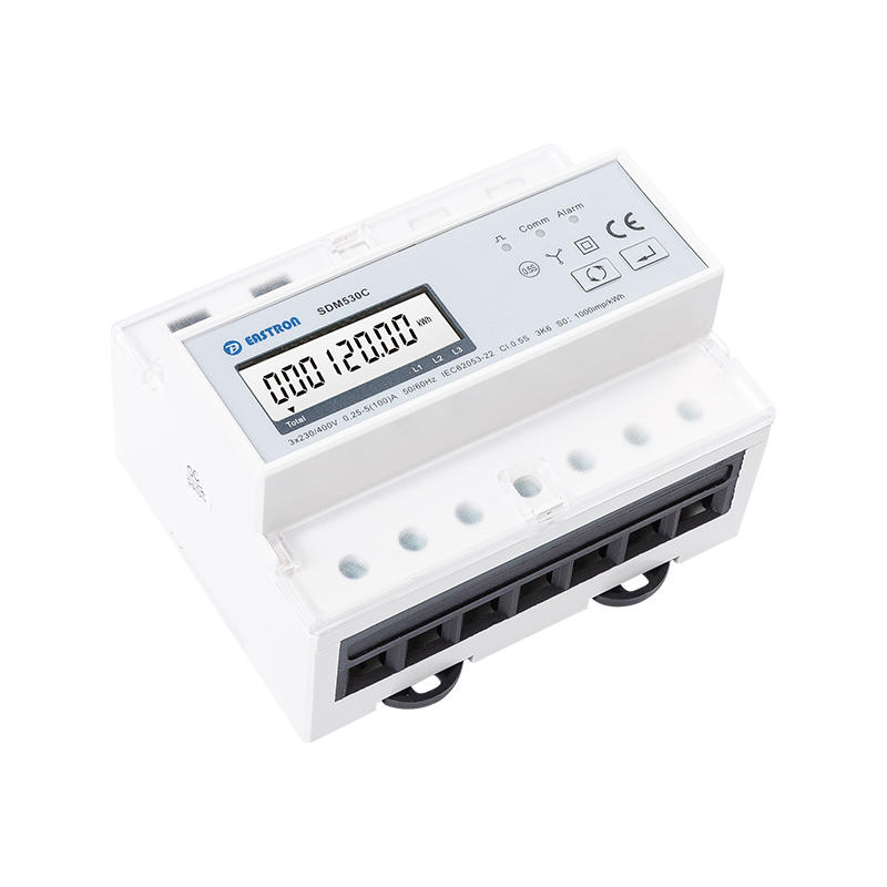 Medidor de Energía Multifunción Trifásico con Relé Incorporado con Control remote RS485