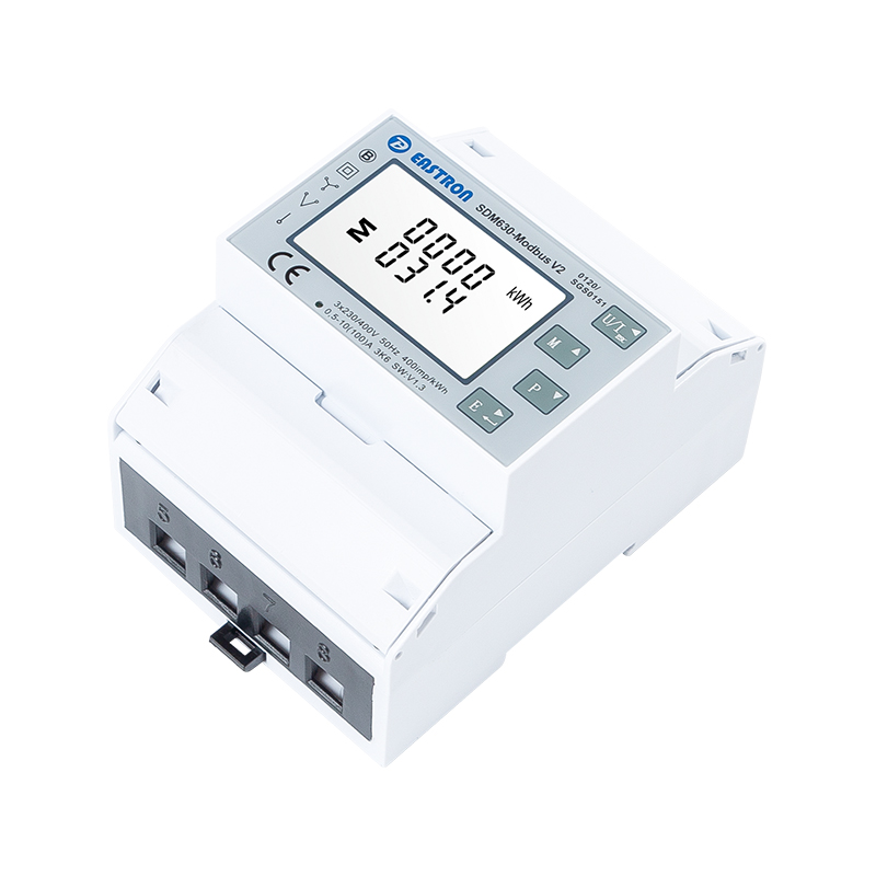 Medidor de energía trifásico RS485 Modbus 100A, carril Din, MEDIADOS DE