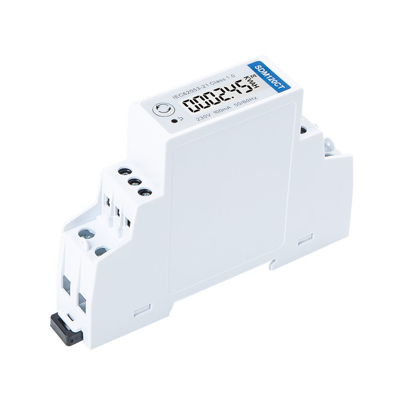 RS485 Modbus CT tipo mV/mA ​​entrada medidor de energía multifunción monofásico