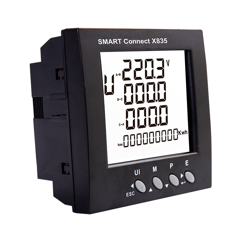 Analizador de potencia multifunción RS485 Modbus tipo panel 96x96x50