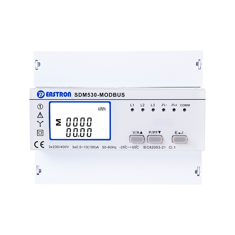 Contador de Energía Multifunción Trifásico con RS485 Modbus RTU