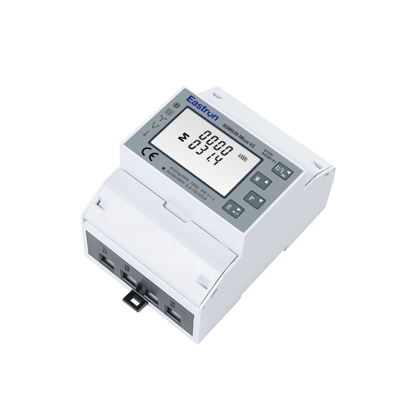 Medidor de energía trifásico RS485 Modbus 100A, carril Din, MEDIADOS DE