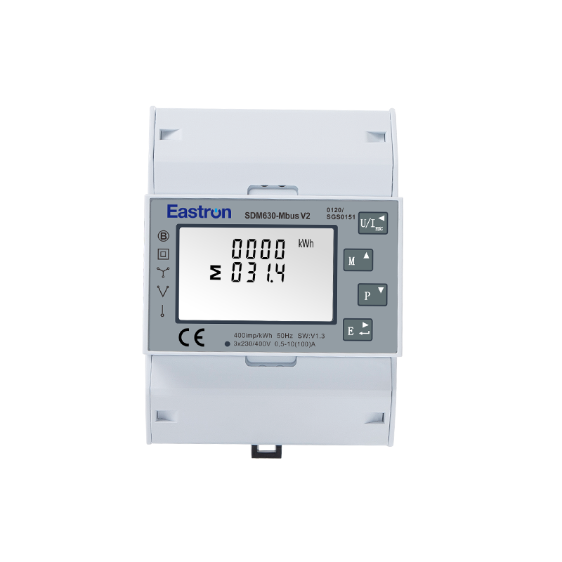 Medidor de energía trifásico RS485 Modbus 100A, carril Din, MEDIADOS DE