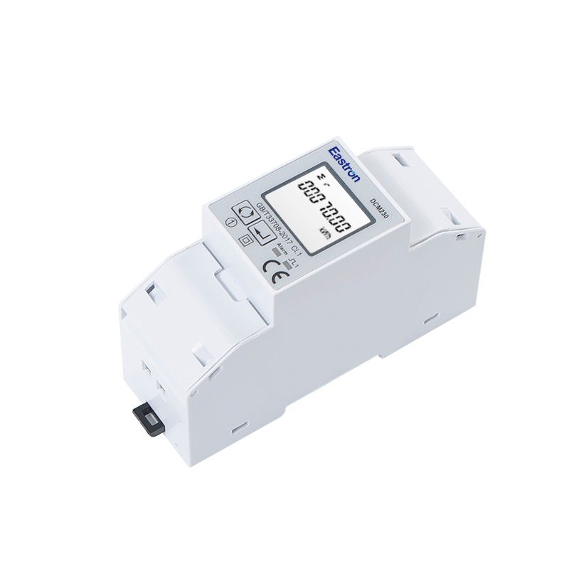 Medidor de energía CC de carril Din de carga única 5-1000V CC RS485 Modbus/DLT645