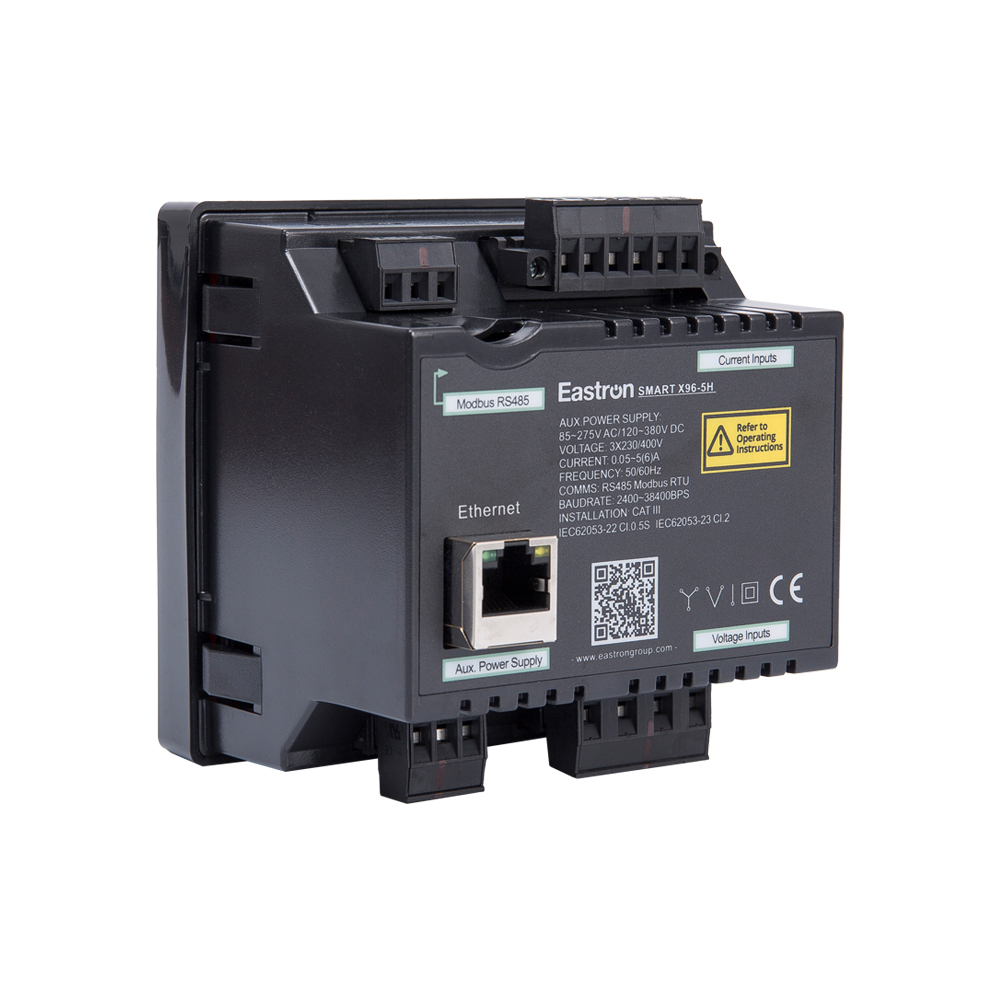 Medidor de panel montado en panel trifásico Ethernet Modbus TCP para distribución de electricidad