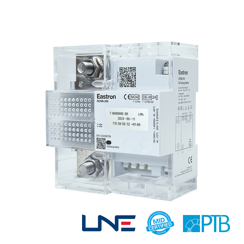 Medidor de energía CC LNE / MID / PTB para cargador CC EV