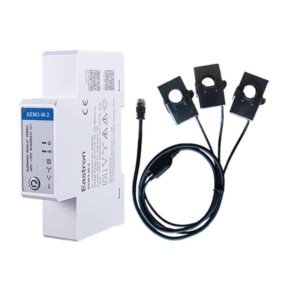 DIN Rail Tipo RS485 Modbus Medidor de energía de función MULIT TRIMIT con conexión CT