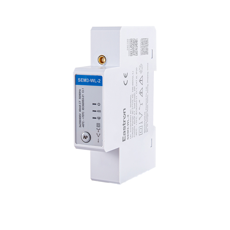 CT Tipo de triple fase DIN Rail Wifi Medidor de energía para medición fotovoltaica