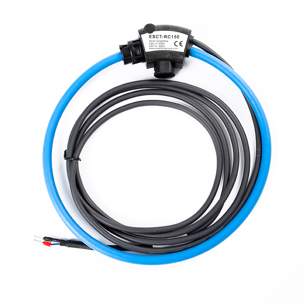 Bobina Rogowski flexible Ø8 fijada mediante bridas